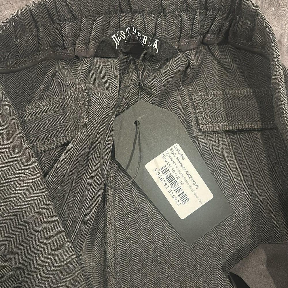 Disturbia Grey Trousers - Picture 4 of 13